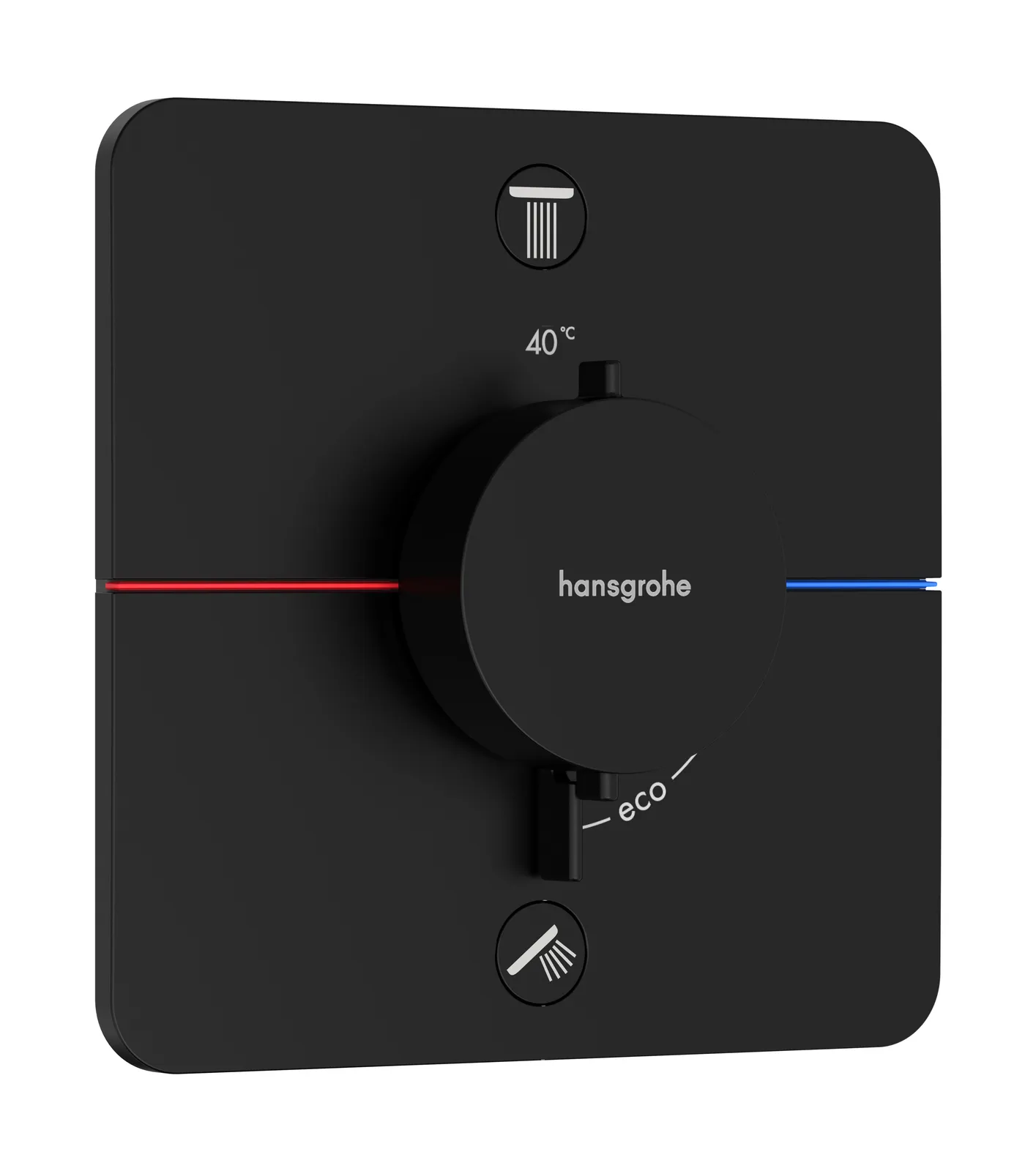 ShowerSelect Comfort Q Termostat, yashirin montaj uchun, 2 funksiyalar uchun, EN 1717 boʻyicha oʻrnatilgan xavfsizlik kombinatsiyasi bilan
