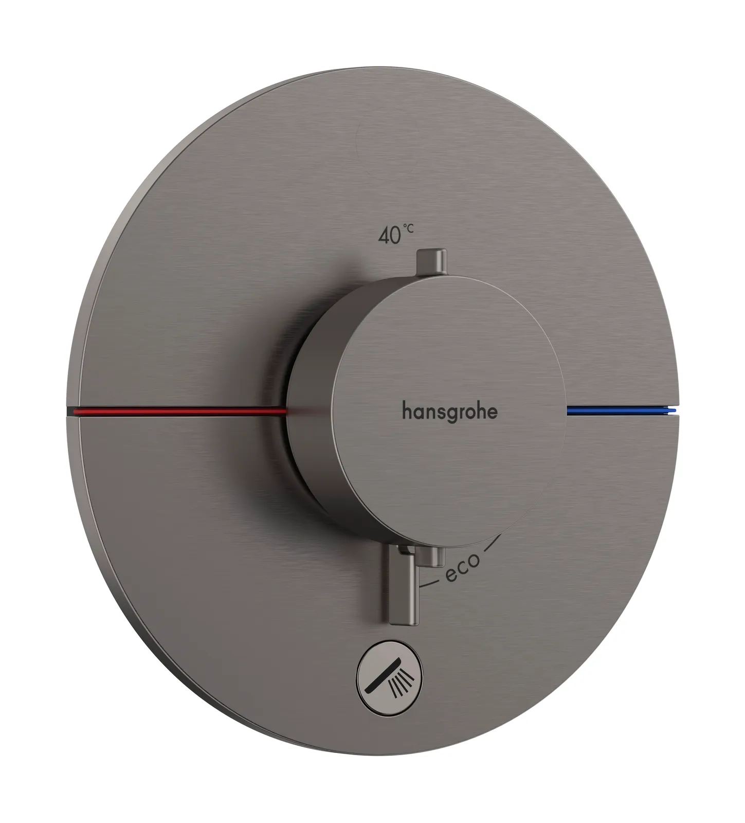 ShowerSelect Comfort S Termostat, yashirin montaj uchun, 1 funksiya va qoʻshimcha chiqish uchun