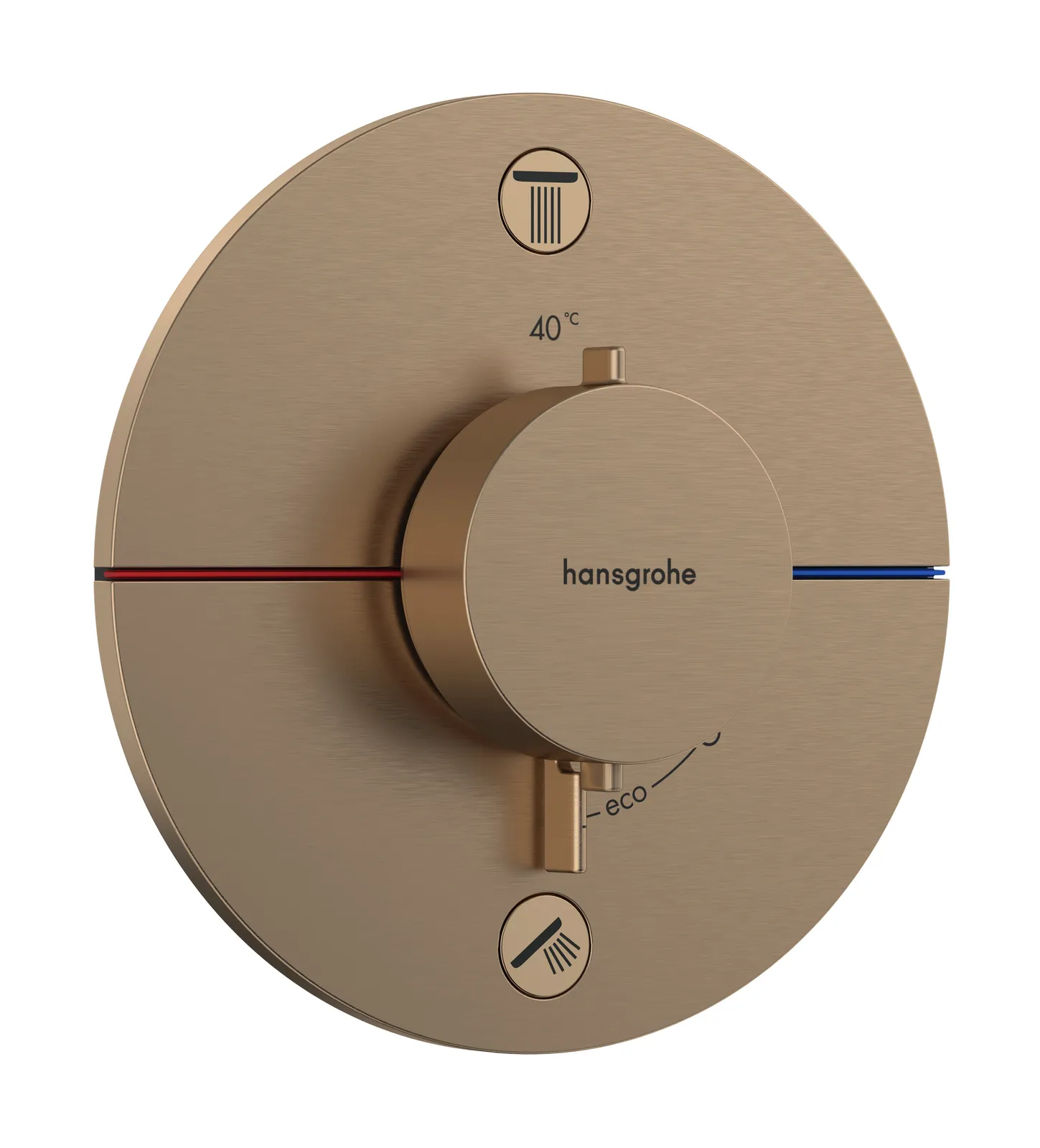 ShowerSelect Comfort S Термостат для скрытого монтажа для 2 функций с встроенной комбинацией безопасности по EN 1717