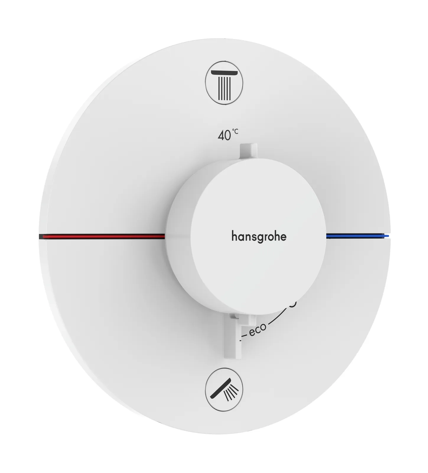 ShowerSelect Comfort S Термостат для скрытого монтажа для 2 функций с встроенной комбинацией безопасности по EN 1717