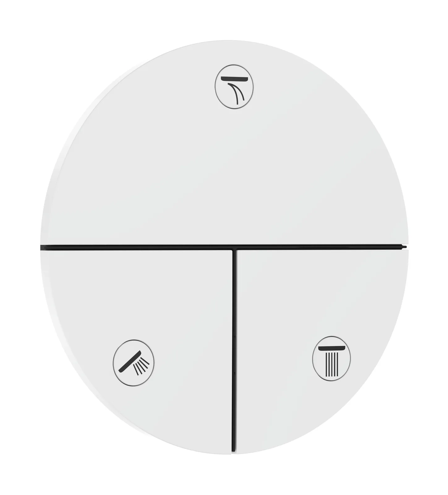 ShowerSelect Comfort S Ventil, yashirin montaj uchun, 3 funksiyalar uchun