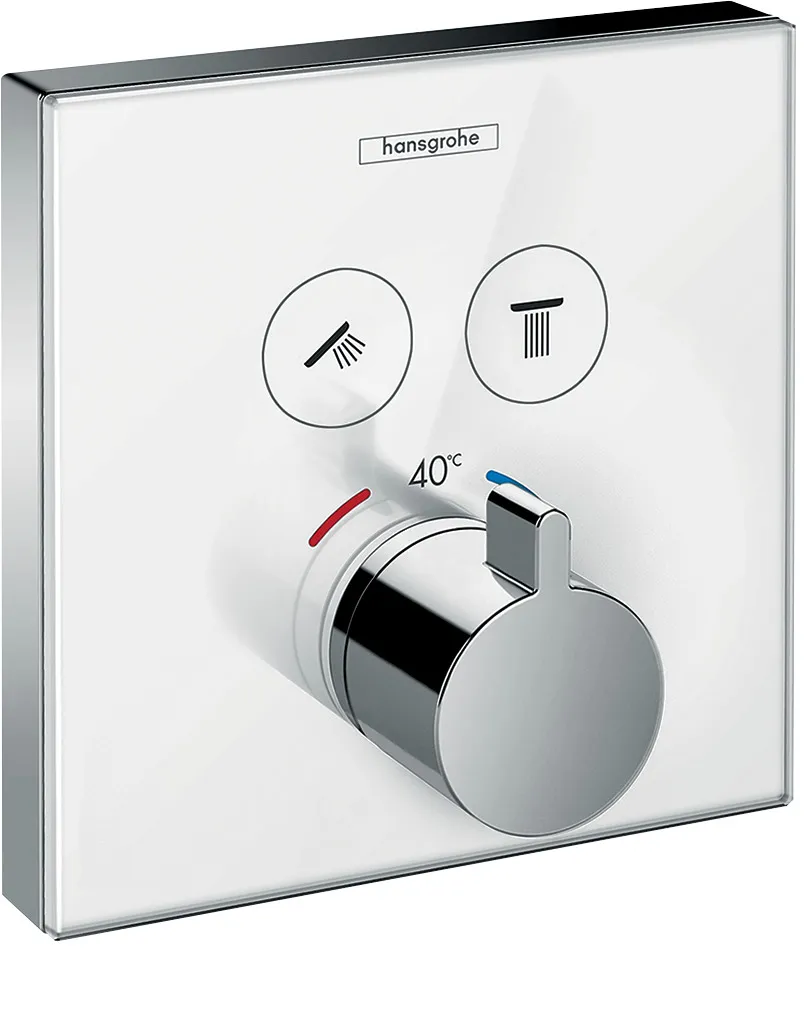 ShowerSelect Glass Термостат для скрытого монтажа для 2 функций