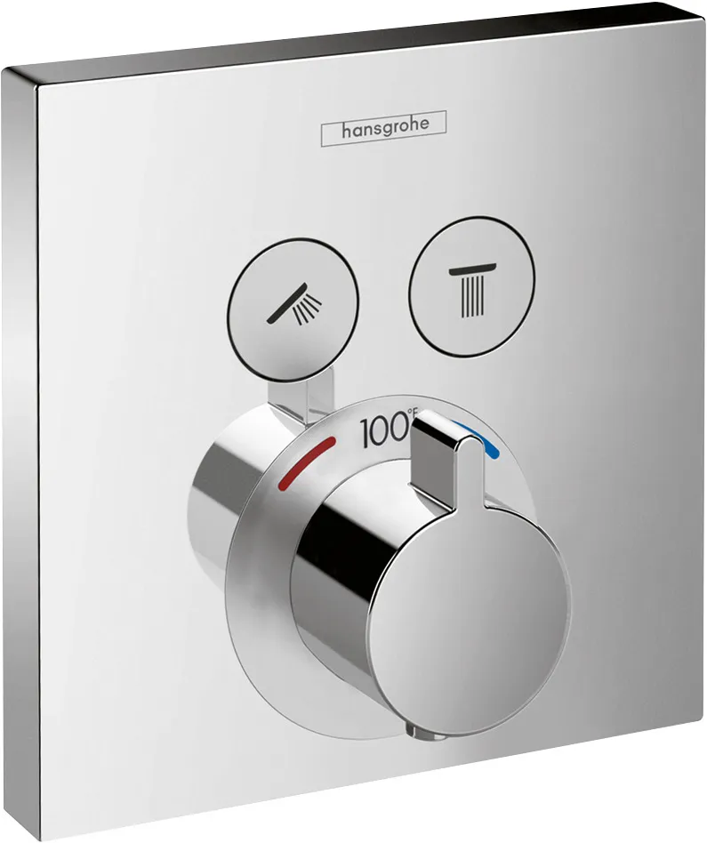 ShowerSelect Termostat, yashirin montaj uchun, 2 funksiyalar uchun