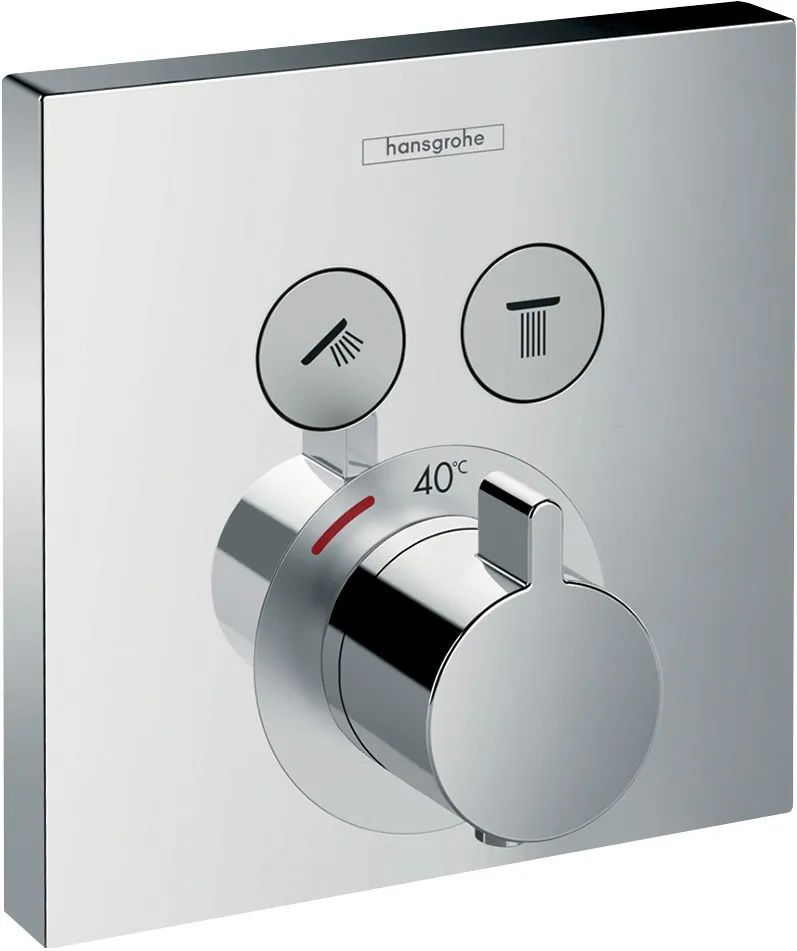 ShowerSelect Termostat, yashirin montaj uchun, 2 funksiyalar uchun