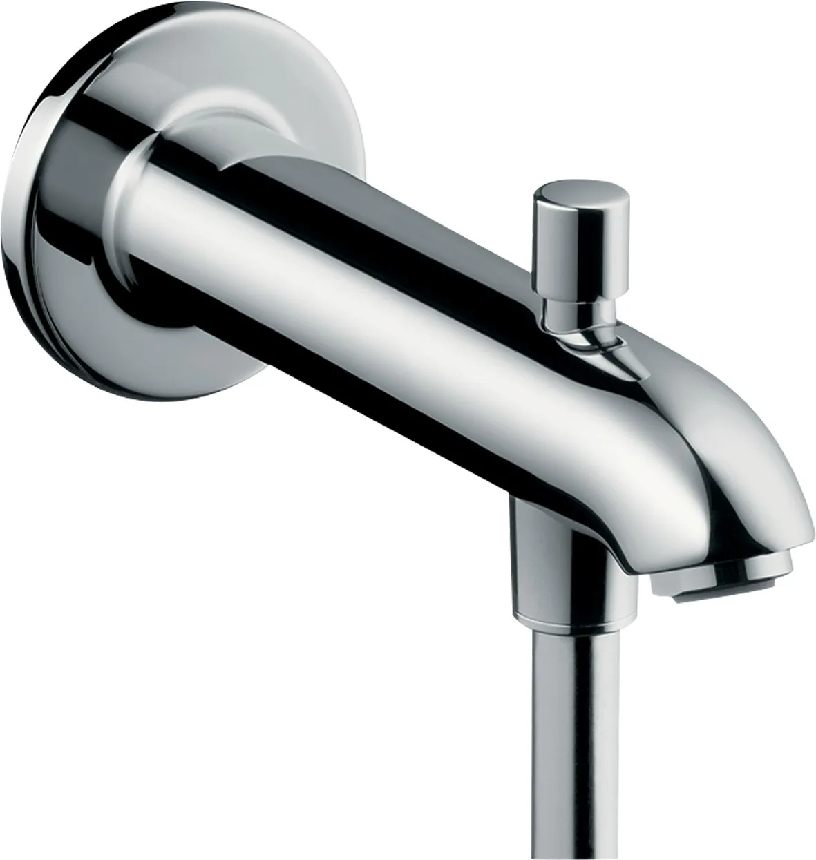 Bath spout 22.8 cm with flow diverter