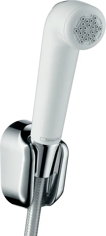 Hygiene shower 1jet with shower holder and pressure-resistant shower hose 125 cm
