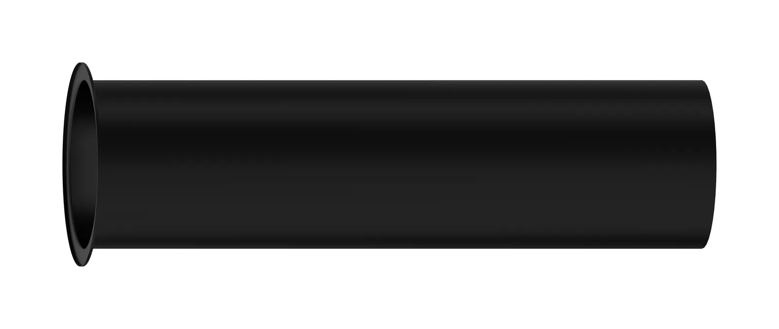 Straight pipe 30 cm with rim