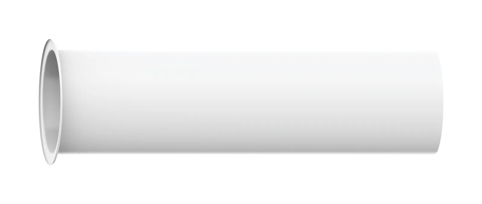 Straight pipe 30 cm with rim