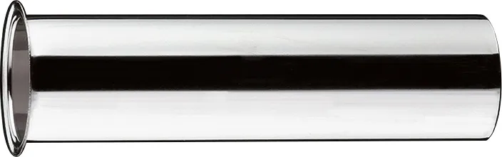 Straight pipe 30 cm with rim