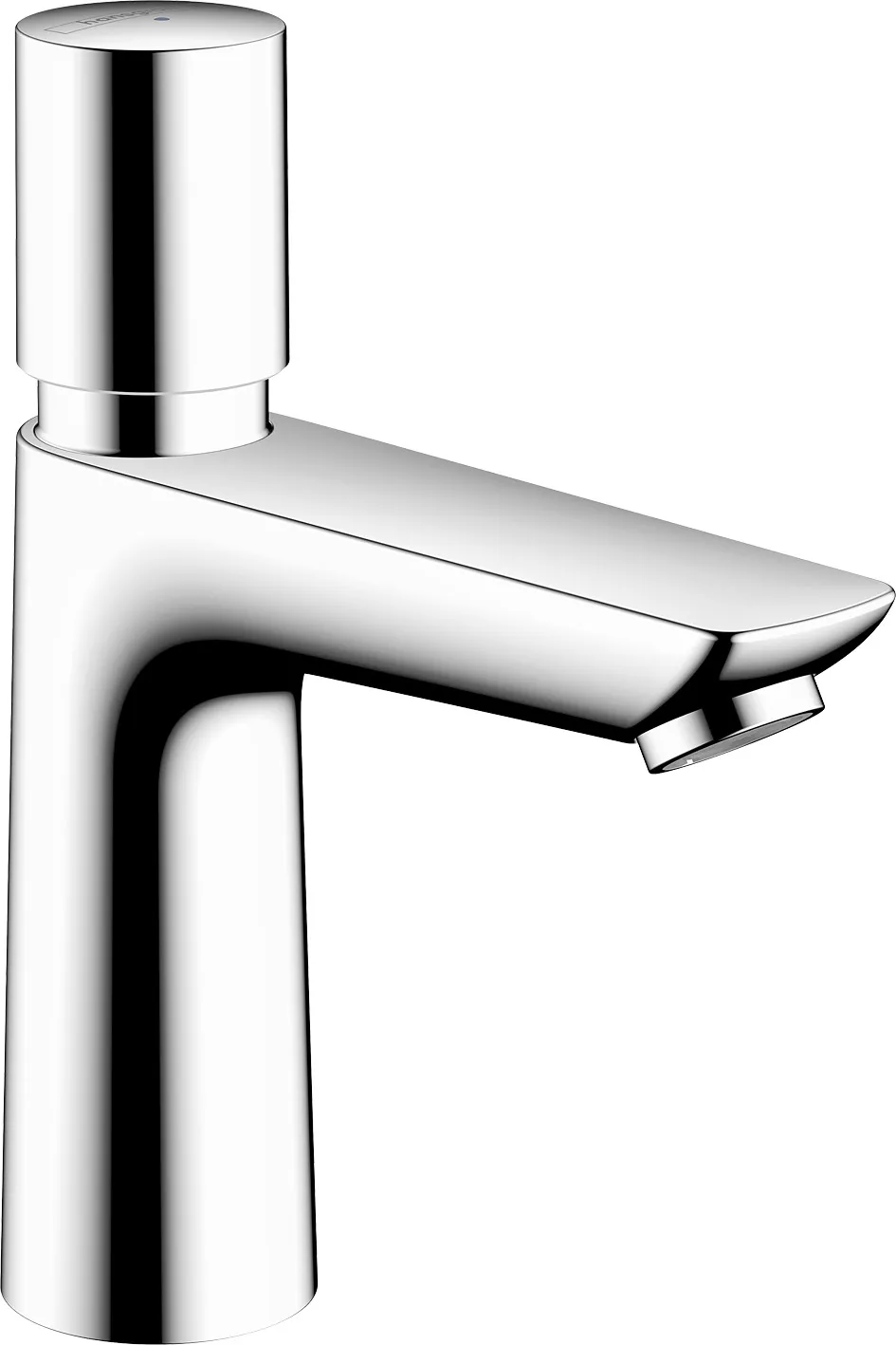 Talis E Self-closing pillar tap 110 for cold or pre-mixed water without pop-up waste