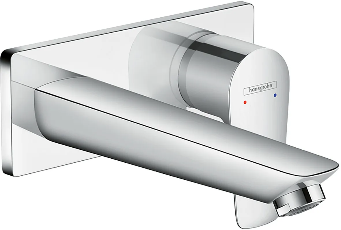 Talis E Single-lever basin mixer for concealed installation, wall-mounted with spout 16.5 cm