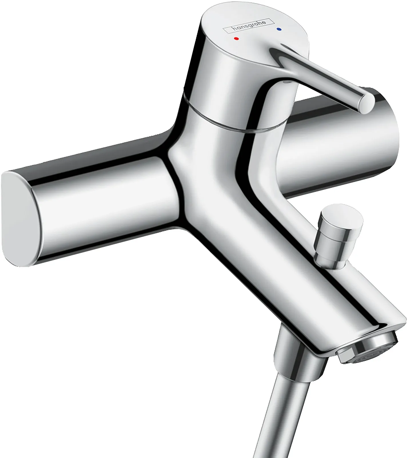 Talis S Single-lever bath mixer for exposed installation with centre-to-centre distance 15.3 cm