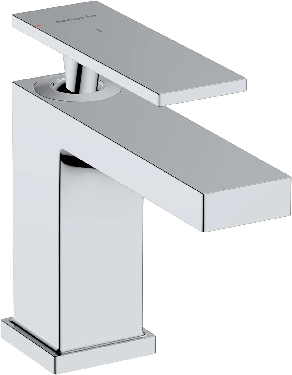 Tecturis E Bir dastali lavabo aralashtirgichi 80 CoolStart, push-open drenaj klapani bilan