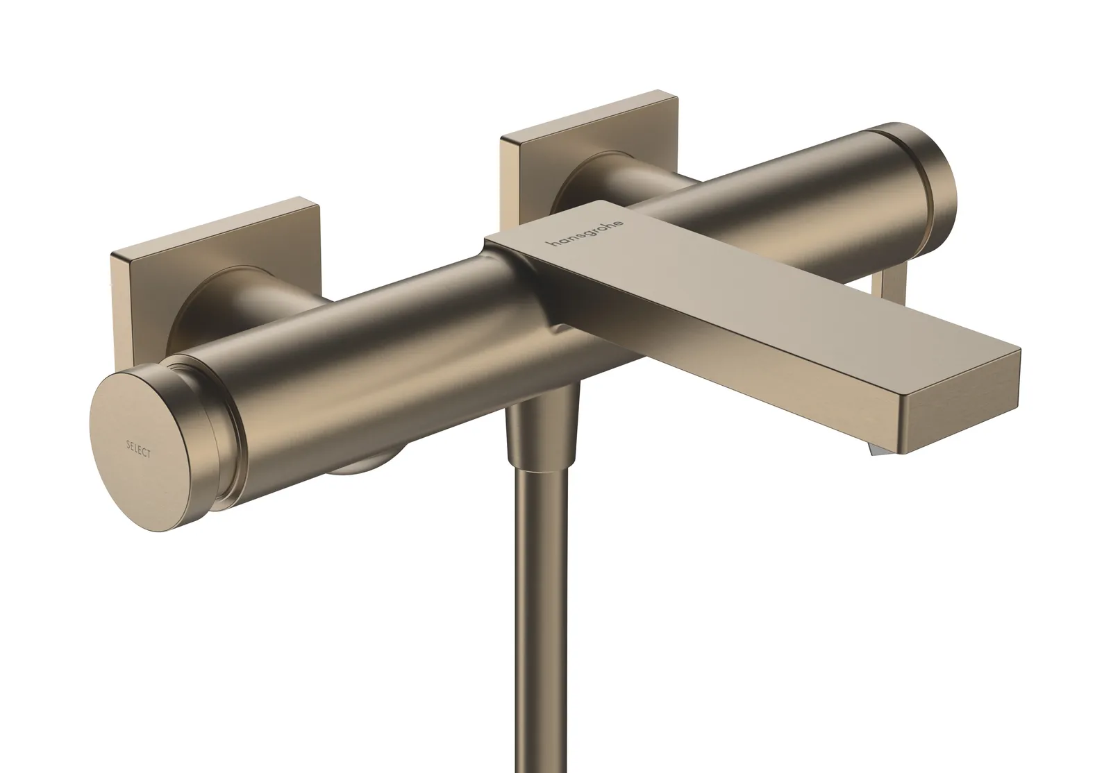 Tecturis E Single-lever bath mixer for exposed installation
