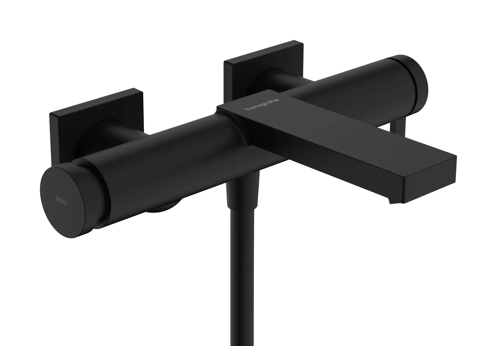 Tecturis E Single-lever bath mixer for exposed installation
