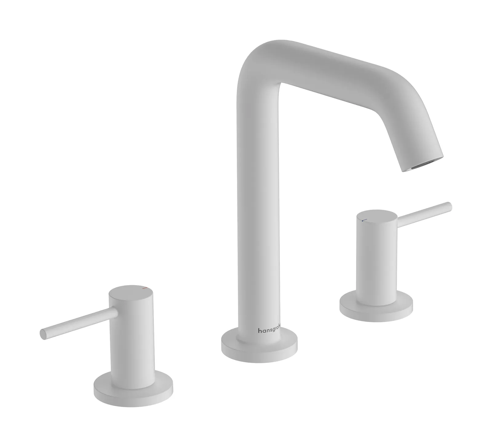 Tecturis S 3 teshikli lavabo aralashtirgichi 150 EcoSmart+, push-open drenaj klapani bilan
