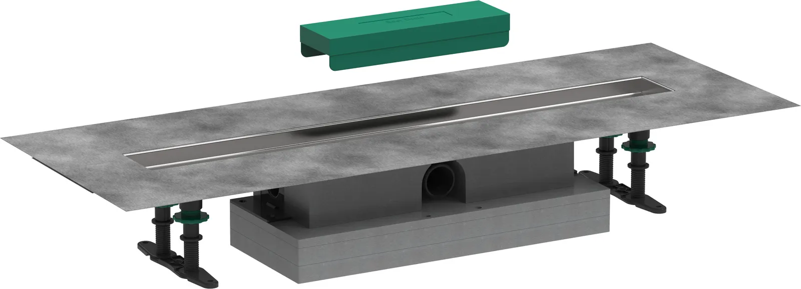 UBox universal Complete set for flat installation - 700 for shower drain finish sets