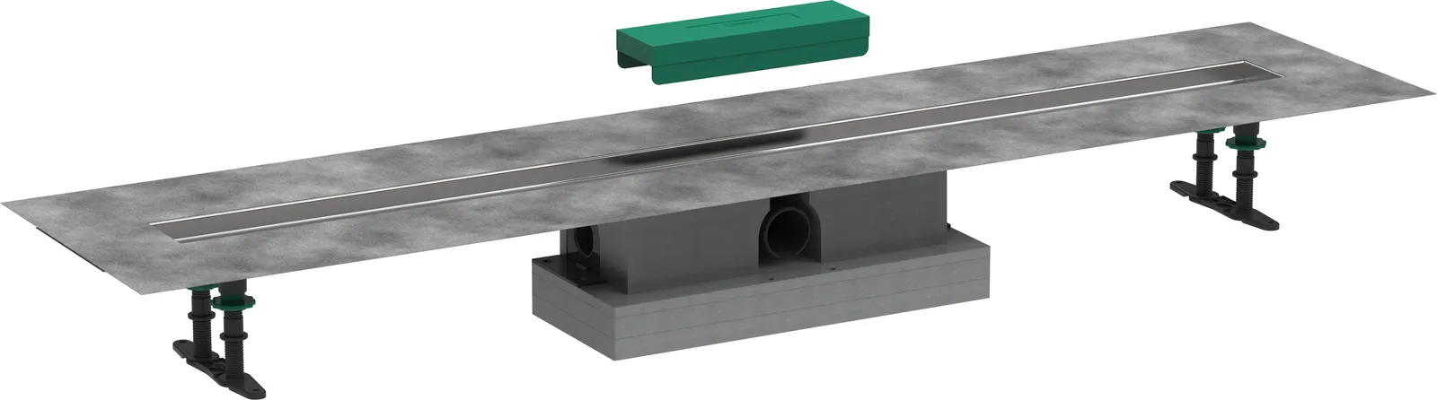 UBox universal Complete set for standard installation - 1200 for shower drain finish sets