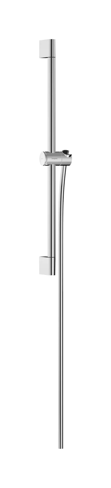 Unica Shower rail Activera S 65 cm with slider with button and shower hose Isiflex 160 cm