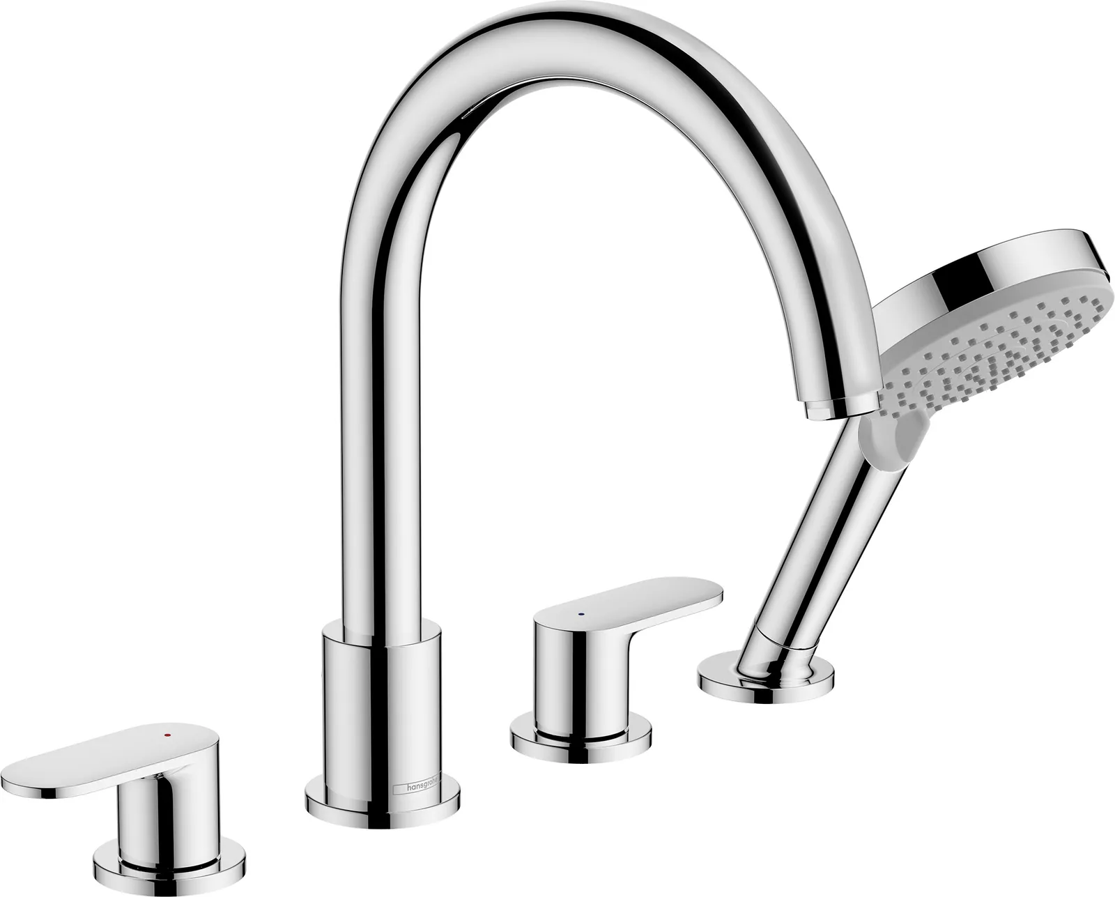 Vernis Blend Bath-rim mixer 4-hole