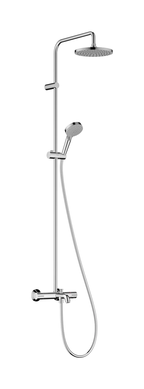 Vernis Blend Душевая стойка Showerpipe 200 1jet с термостатом для ванны