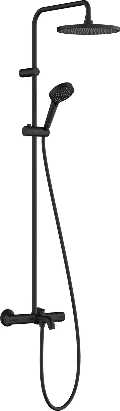 Vernis Blend Showerpipe 240 1jet with bath thermostat