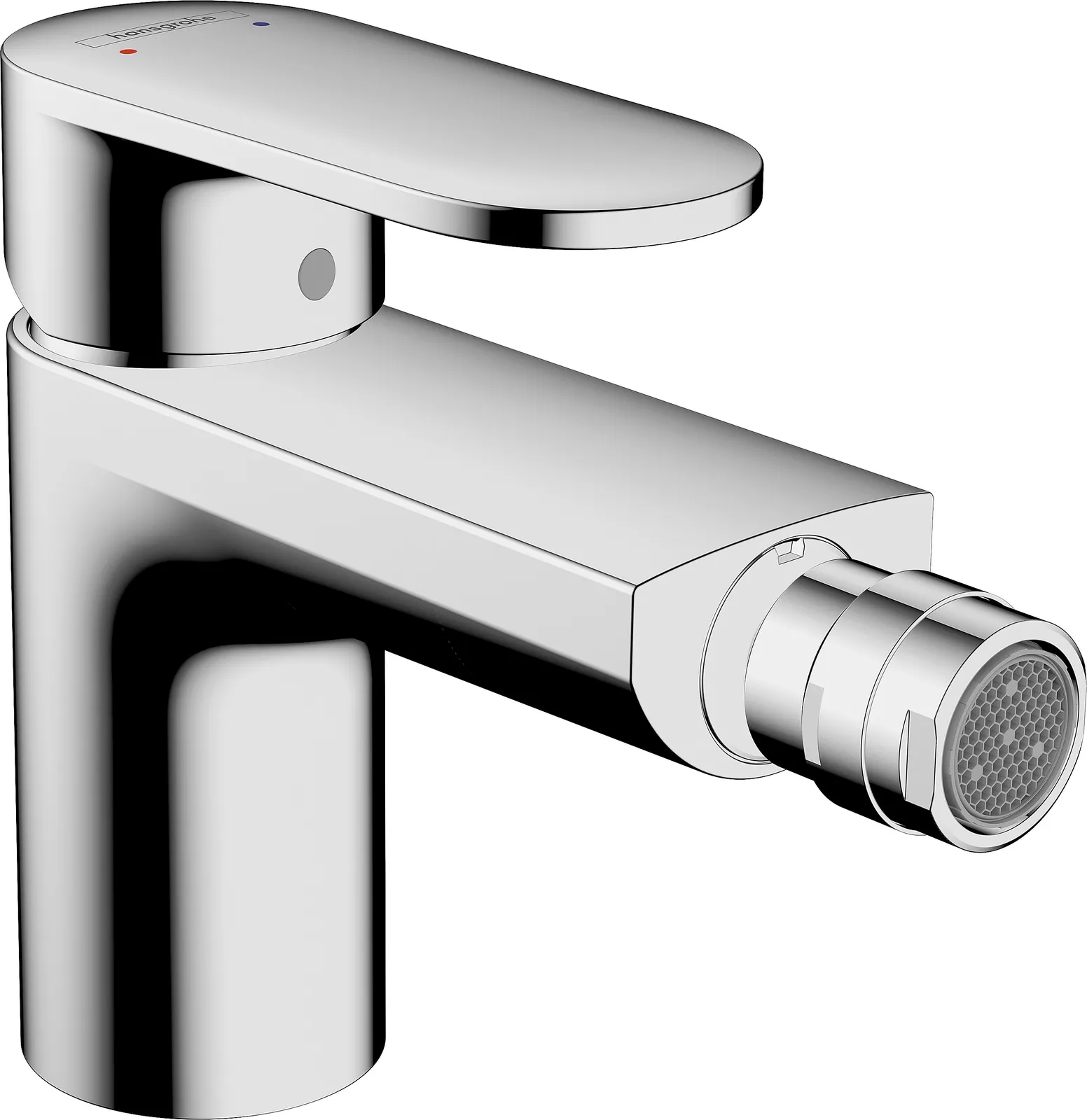 Vernis Blend Single-lever bidet mixer with metal pop-up waste