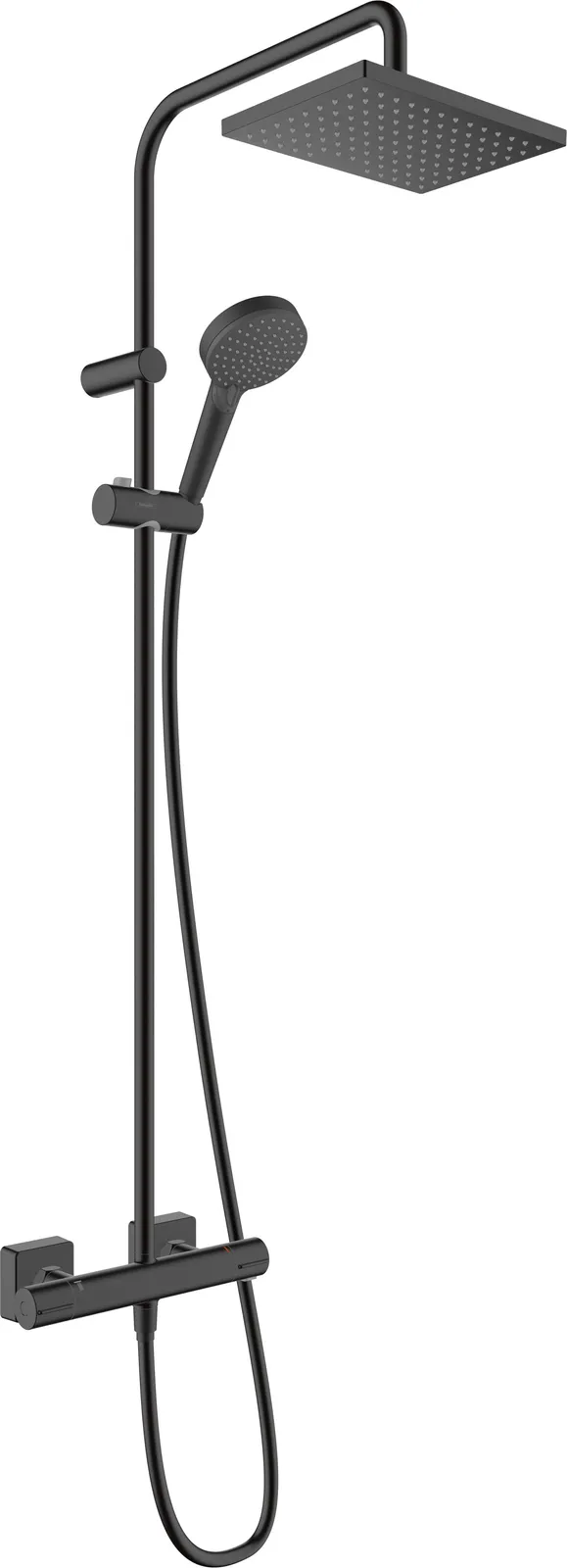 Vernis Shape Showerpipe 230 1jet EcoSmart with thermostat