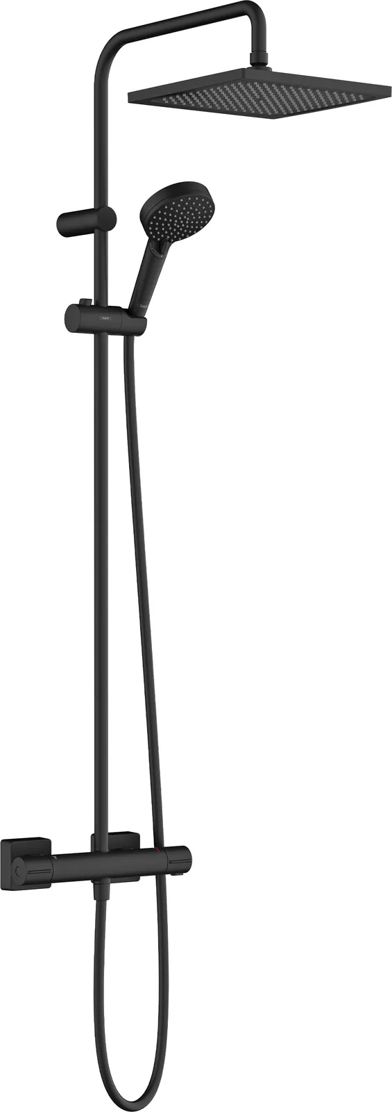 Vernis Shape Showerpipe dush ustuni 240 1jet, termostat bilan