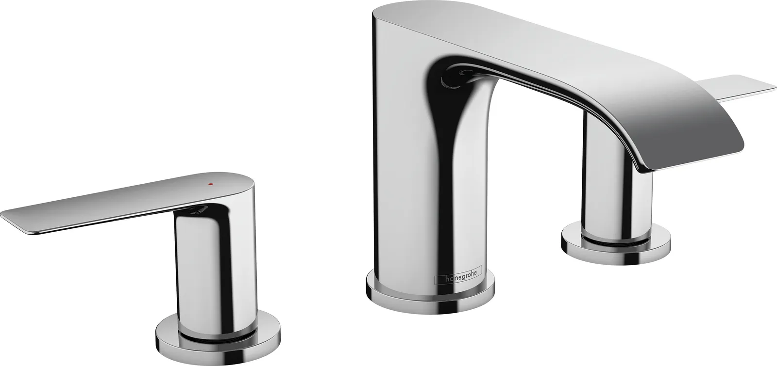 Vivenis Basin mixer 90, 3-hole with pop-up waste