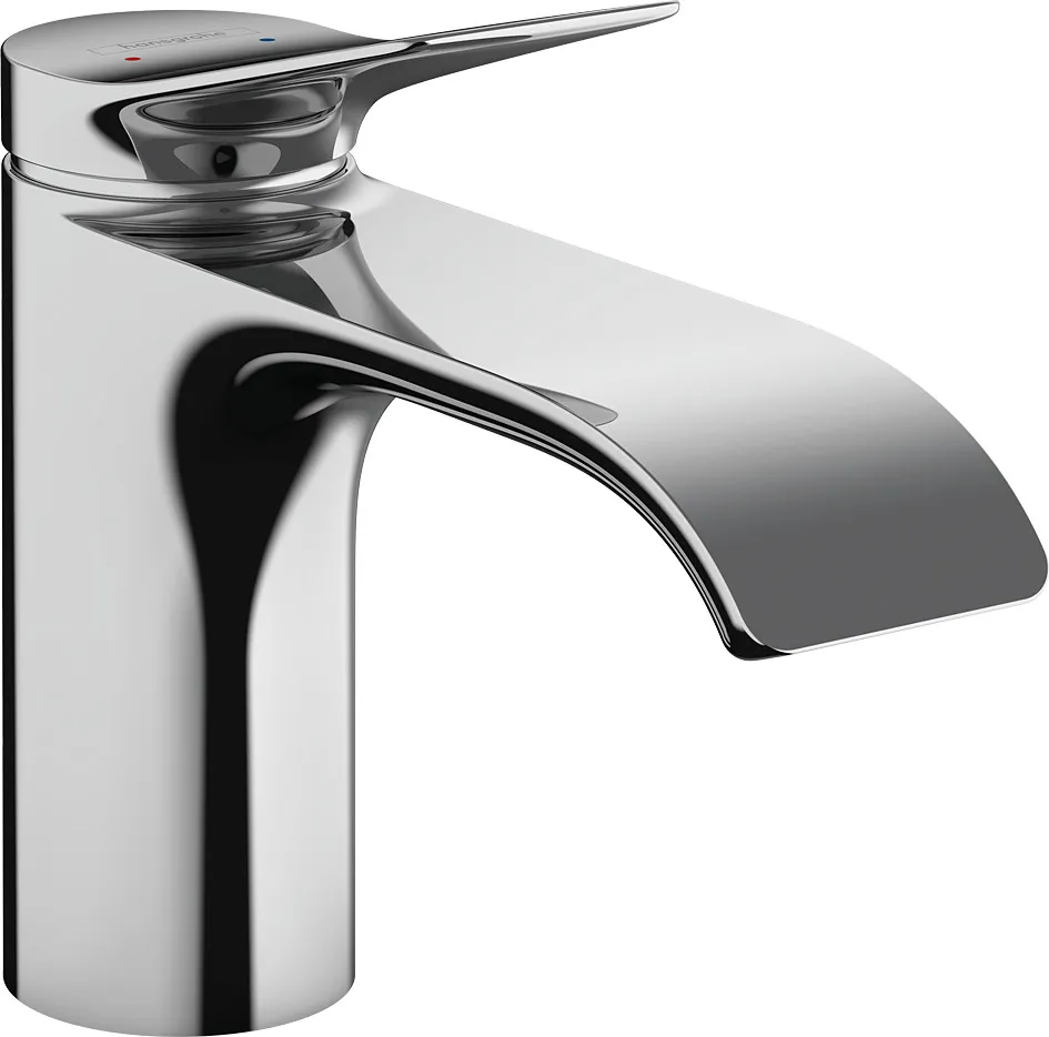 Vivenis Single lever basin mixer 80 with pop-up waste