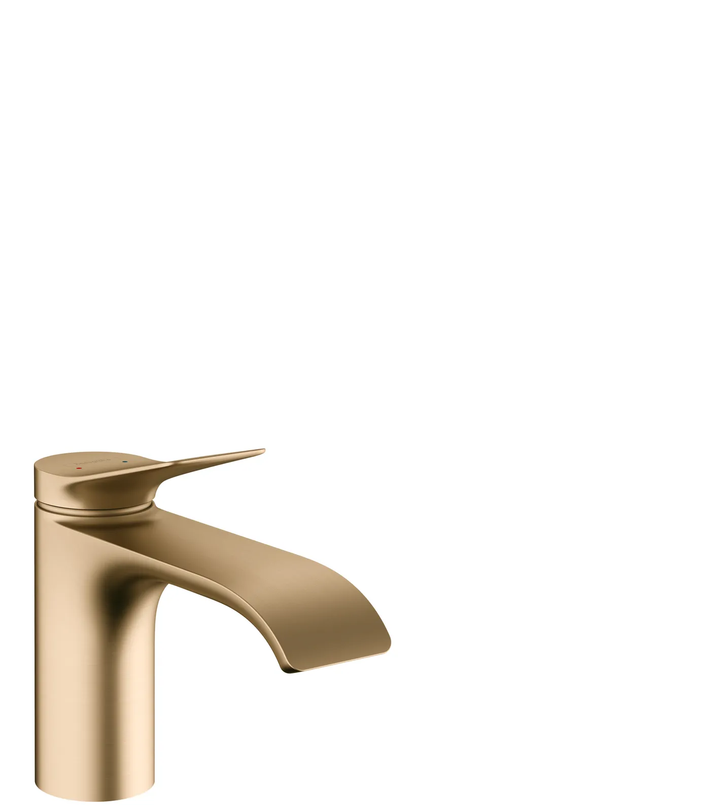 Vivenis Single lever basin mixer 80 with pop-up waste