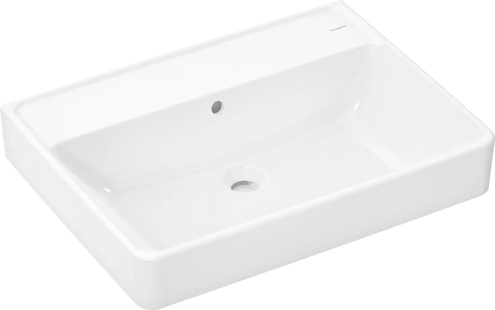 Xanuia Q Stoleshnitsa-lavabo 650/480, joʻmrak teshigisiz, toshish teshigi bilan