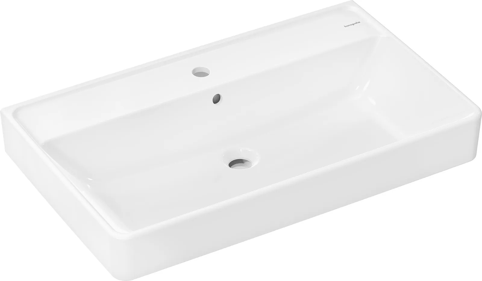 Xanuia Q Countertop basin 800/480 with tap hole and overflow