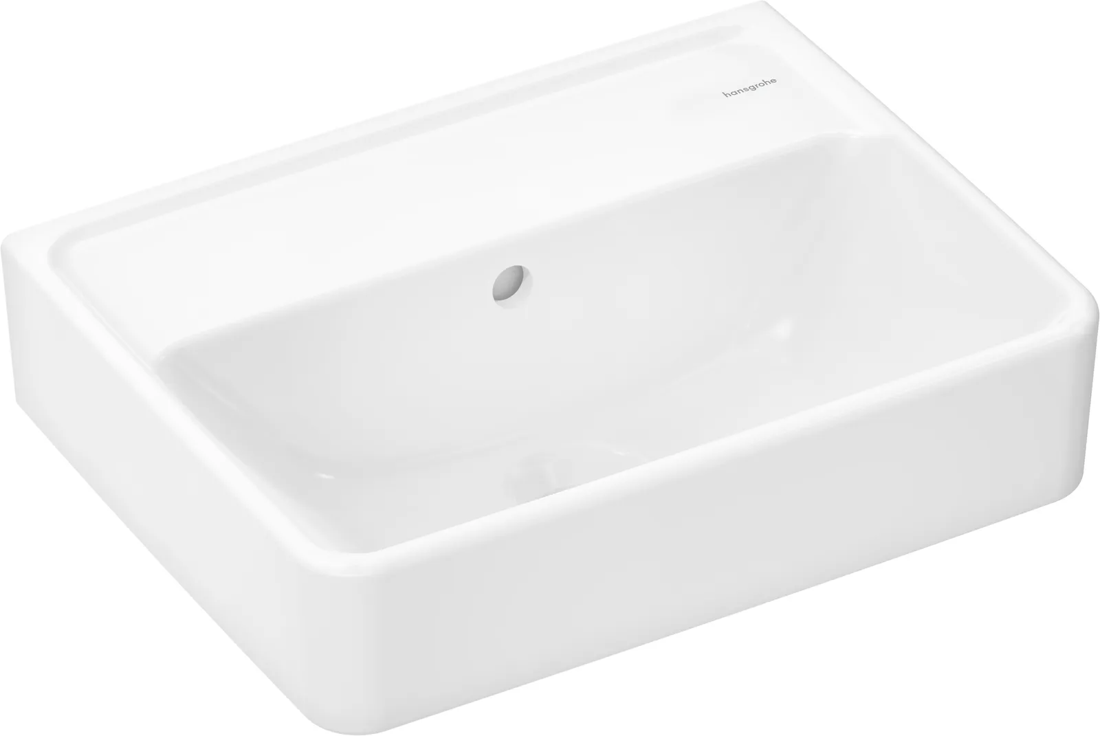 Xanuia Q Hand basin 450/340 without tap hole with overflow