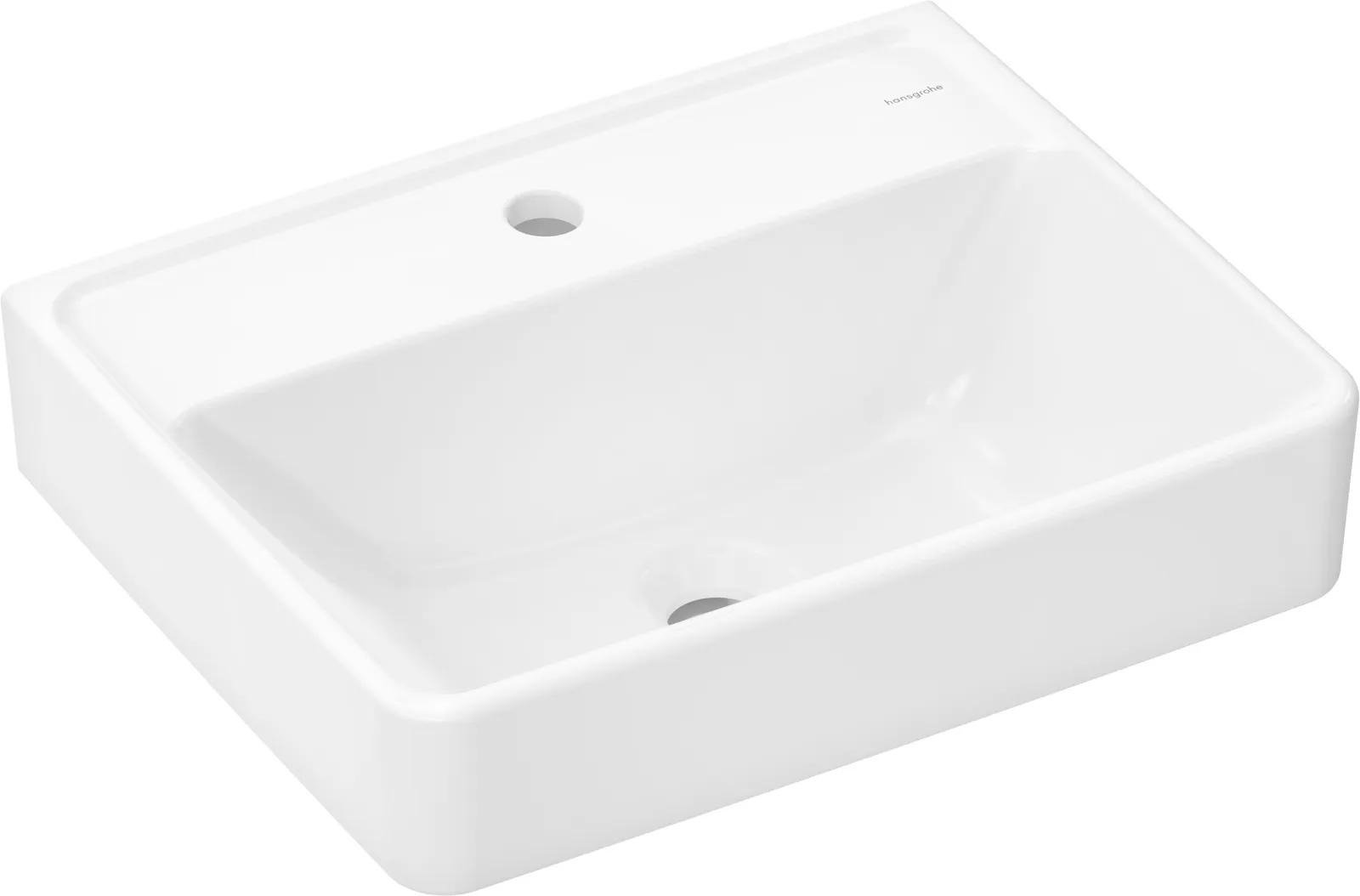 Xanuia Q Hand basin 500/390 with tap hole without overflow
