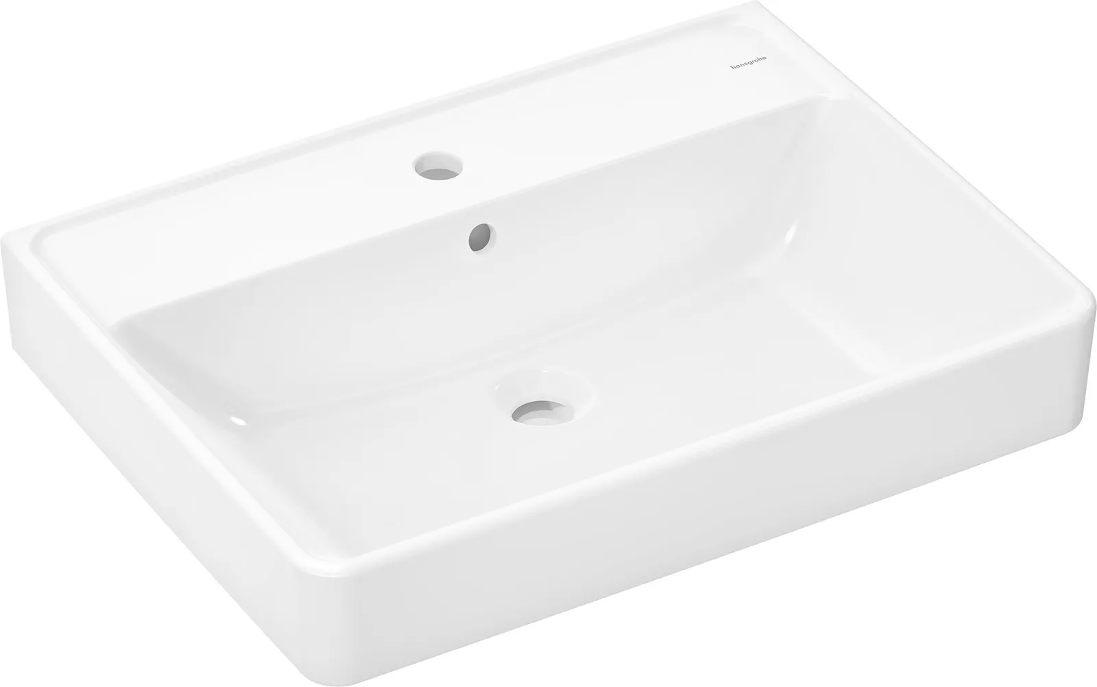 Xanuia Q Basin 650/480 with tap hole and overflow