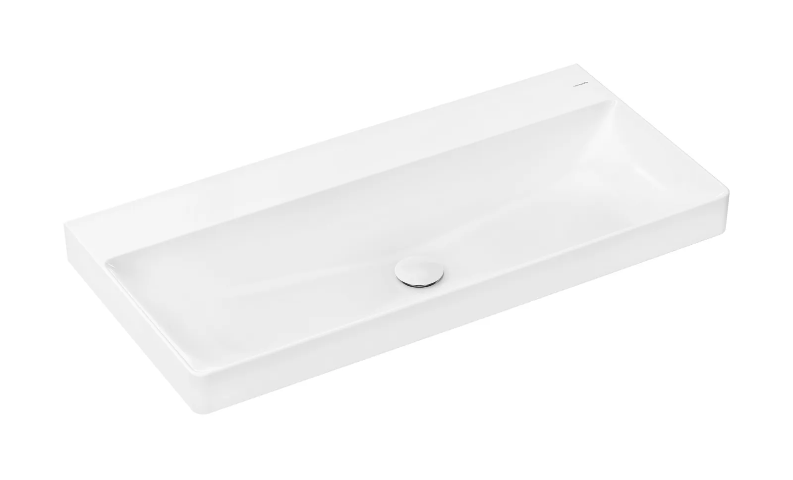 Xelu Q Stoleshnitsa-lavabo 1000/480, joʻmrak teshigisiz va toshish teshigisiz, SmartClean