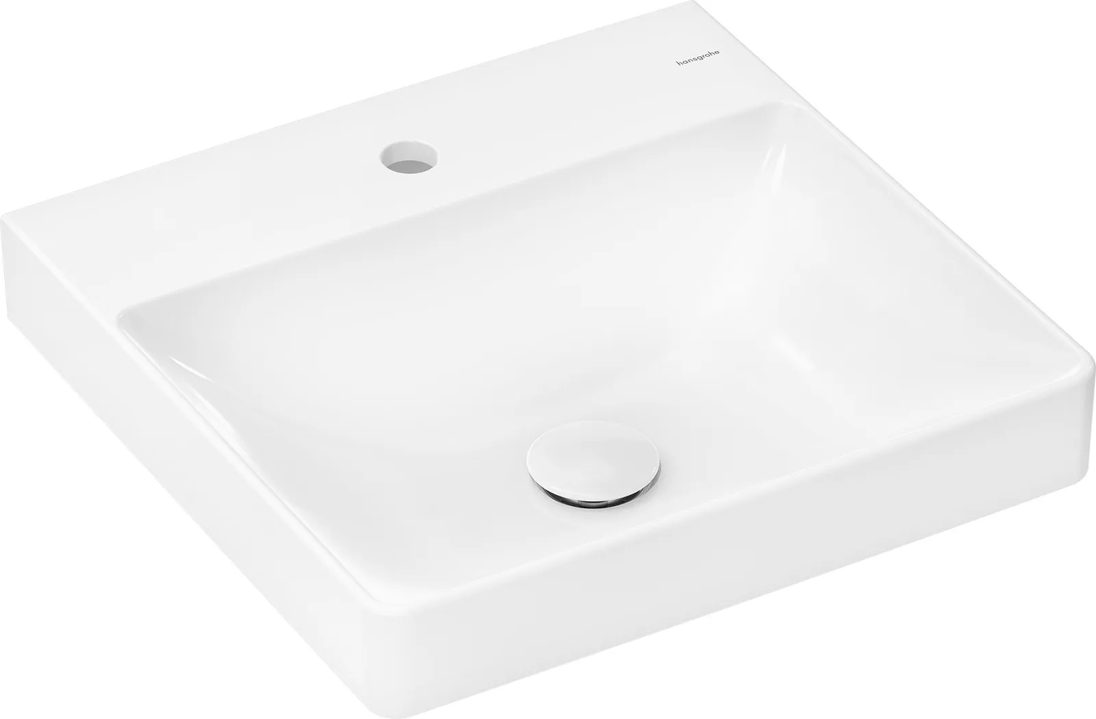 Xelu Q Hand basin 500/480 with tap hole without overflow, SmartClean