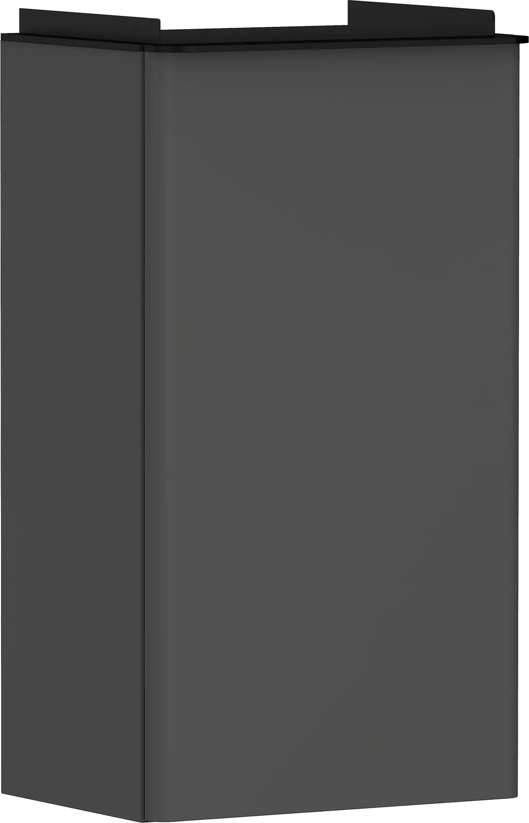 Xelu Q Vanity unit matt grey Diamond 340/245 for hand basin, hinges on the right