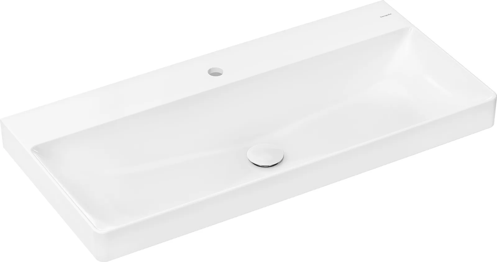 Xelu Q Basin 1000/480 with tap hole without overflow, SmartClean