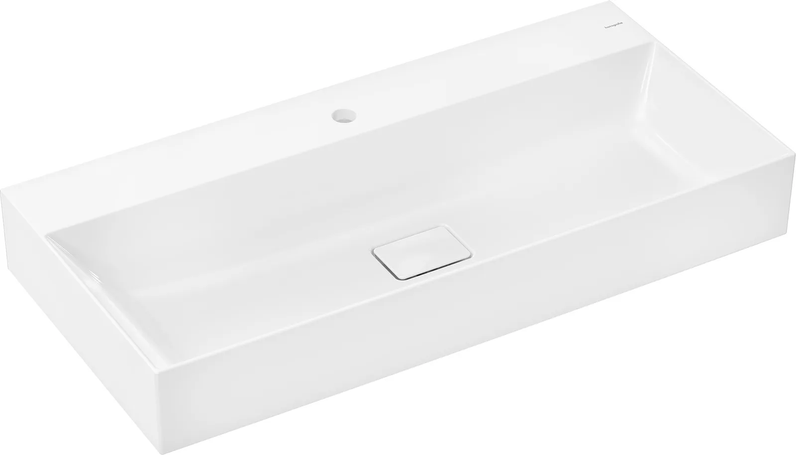 Xevolos E Countertop basin 1000/480 with tap hole without overflow, SmartClean