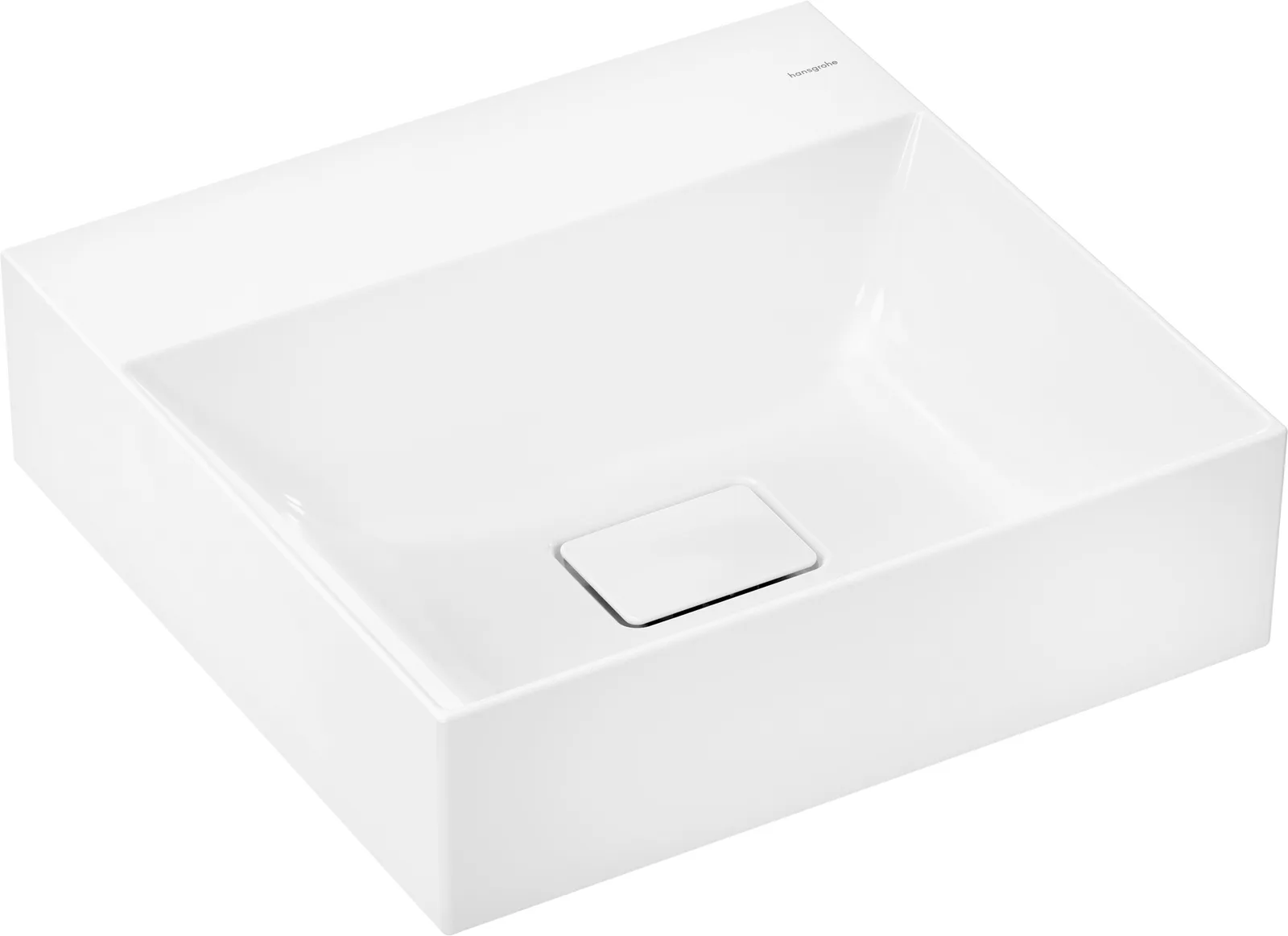 Xevolos E Countertop hand basin 500/480 without tap hole and overflow, SmartClean