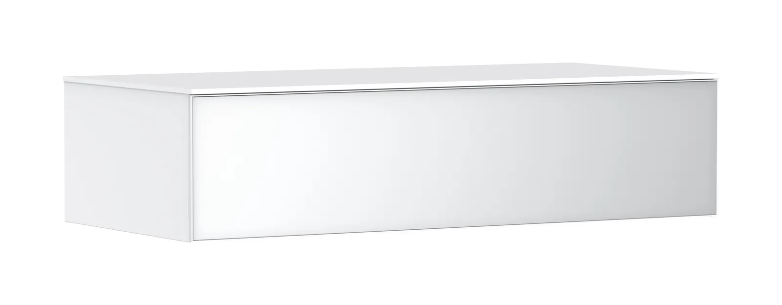 Xevolos E Комод матовый белый 1180/550 с 1 ящиком и накладной панелью