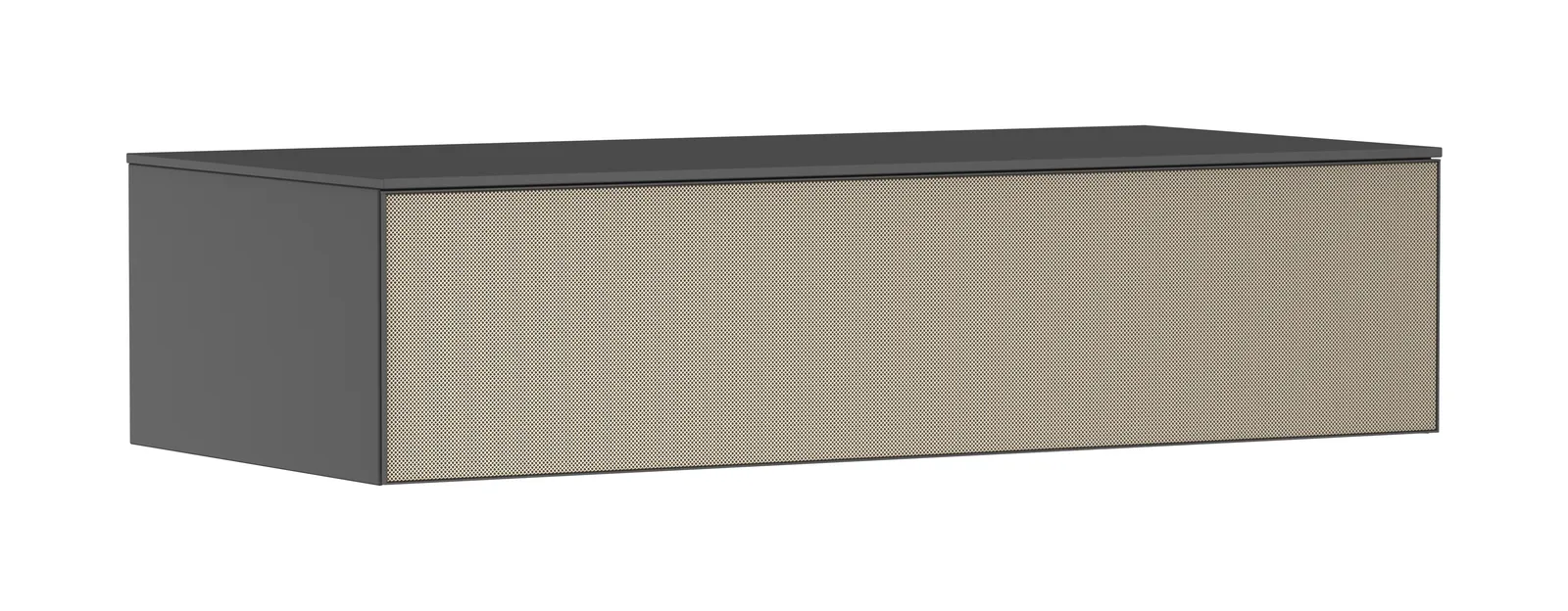 Xevolos E Komod Slate mat kulrang 1180/550, 1 tortmali va qoplama panel bilan