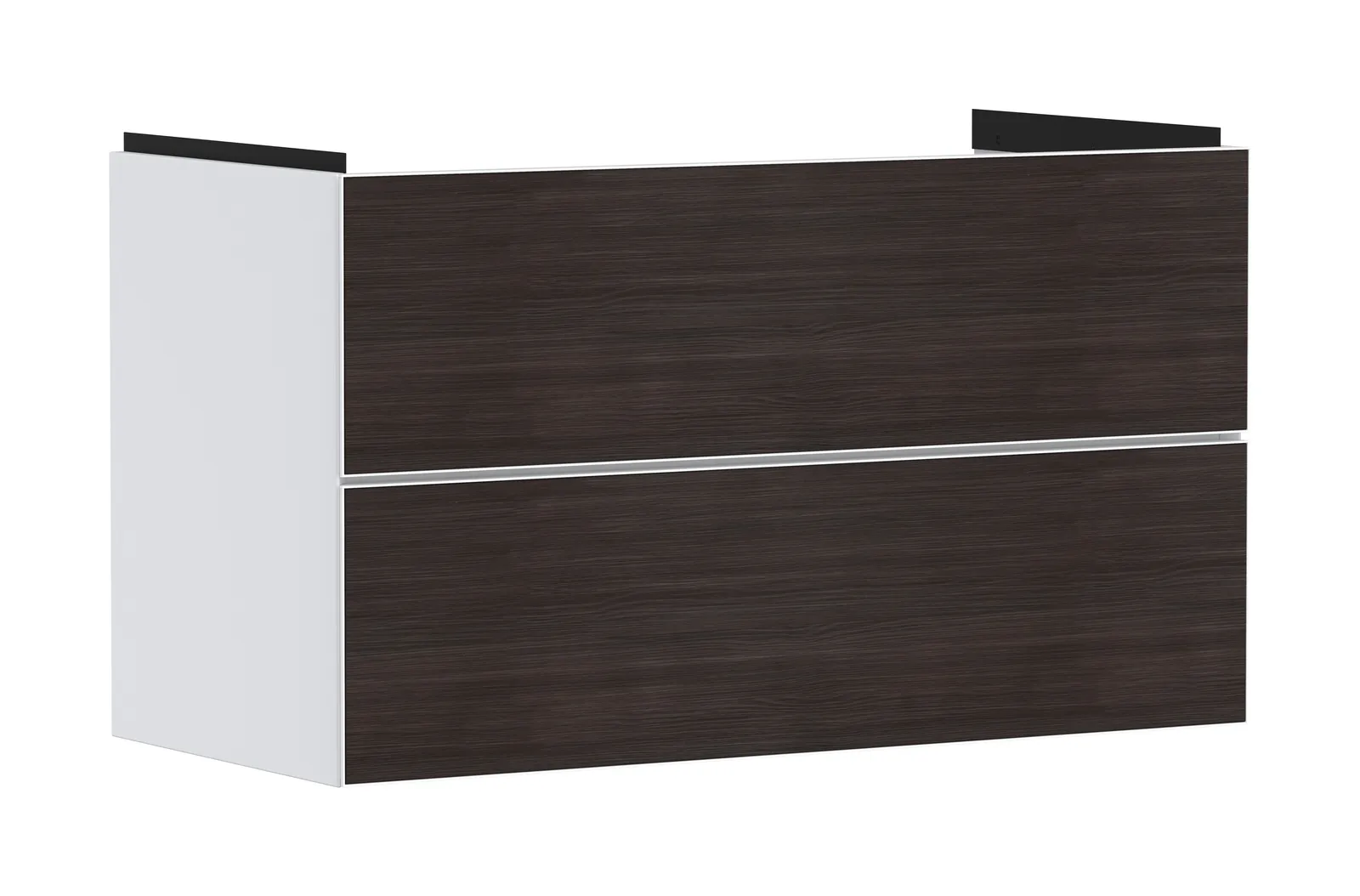 Xevolos E Lavabo tumbasi mat oq 980/475, 2 tortmali bilan, lavabo uchun