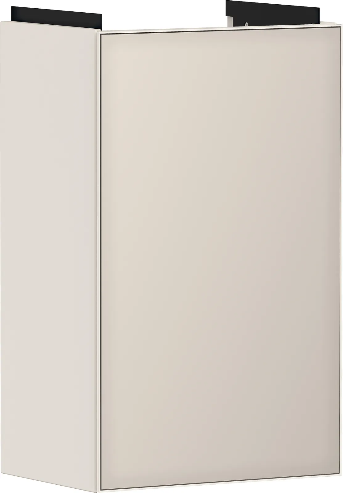 Xevolos E Vanity unit matt sand beige 340/250 for hand basin, hinges on the left