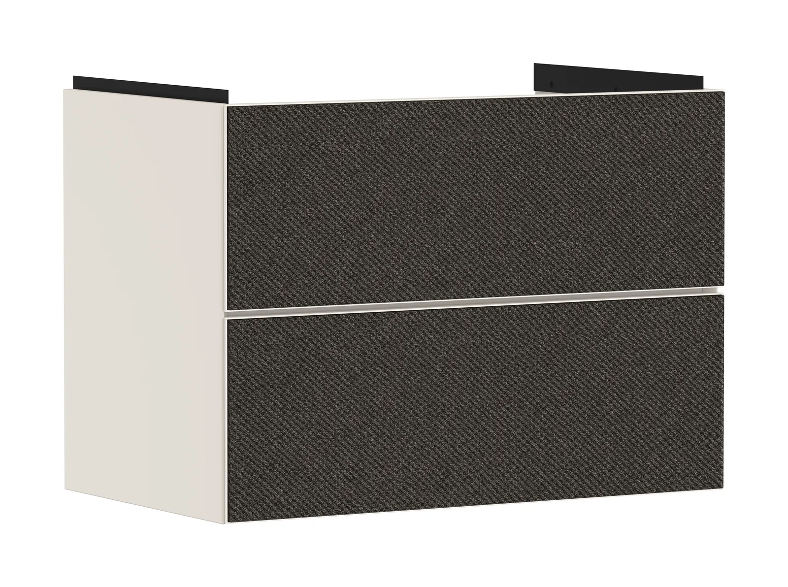 Xevolos E Vanity unit matt sand beige 780/475 with 2 drawers for basin