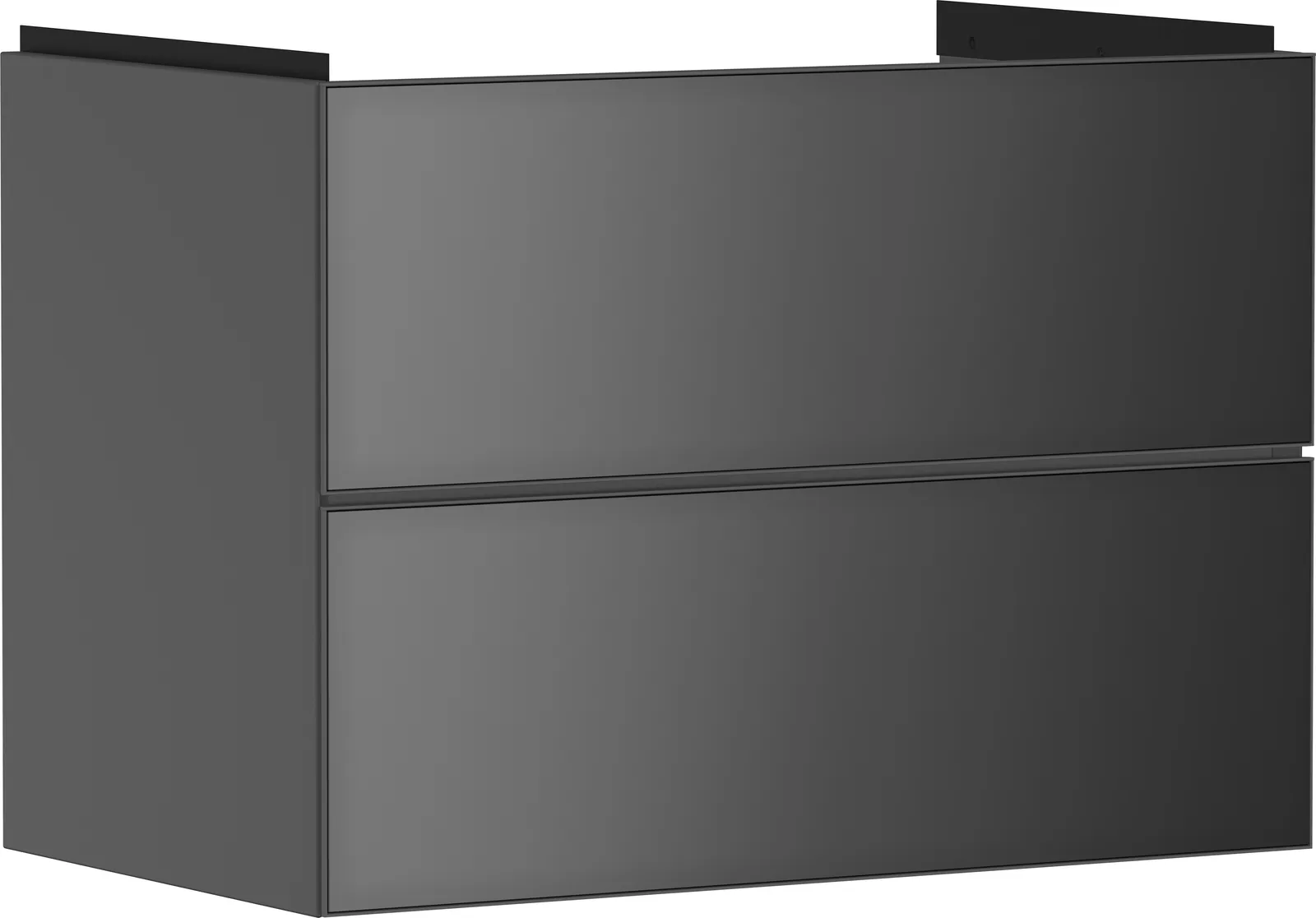 Xevolos E Lavabo tumbasi Slate mat kulrang 780/475, 2 tortmali bilan, lavabo uchun