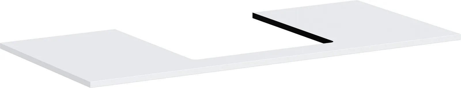 Xilesa E Console countertop 1180/550 with centre cut-out for countertop basin